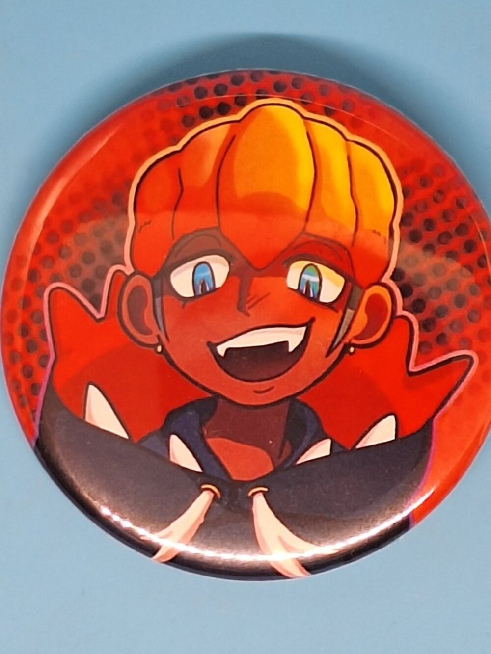 Pokemon Sword & Shield Gym Leader Raihan Round Circle Button Badge